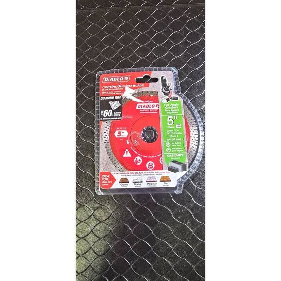 Diablo Continuous Rim Diamond Masonry Blade 5" - Picture 2 of 3
